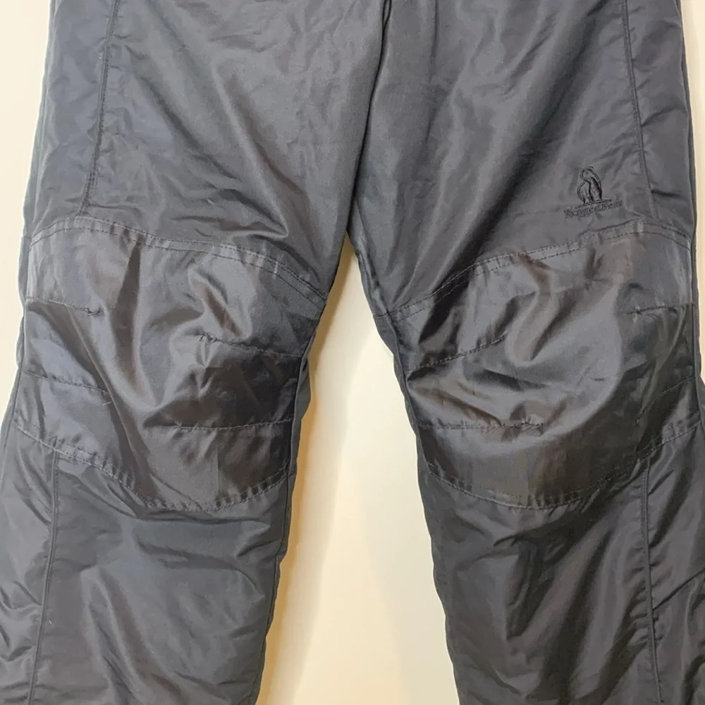 Rugged Bear | Black Insulated Winter Snow Ski Pants 14/16